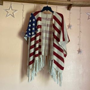 Boot barn red white and blue Shaw/wrap